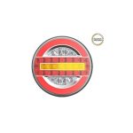 Lampa stop rotunda camion LED cu semnalizare dinamica 12-24V Cod: SL-5020 Automotive TrustedCars