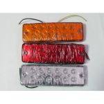 14 x 60 Lampa laterala 12 LED-uri 24v lumina rosie Automotive TrustedCars