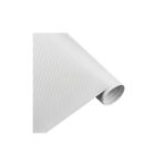 Folie carbon 3D alba cu tehnologie eliminare bule 1.5m x 1m Cod: CF-10W Automotive TrustedCars