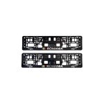 Set 2 suporti numar inmatriculare 3D " Romania " Automotive TrustedCars