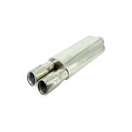 Toba inox universala, intrare 6.3 cm, latime 16 cm, lungime 55 cm Cod: 801212-7676X Automotive TrustedCars