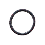 Husa volan imitatie piele marime M negru cu cusatura rosie Cod: C203 Automotive TrustedCars