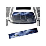 Abtibild parasolar parbriz sau luneta model Ochi de Lup Cod: YH-01 Automotive TrustedCars