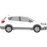 Husa auto dedicate Suzuki S-Cross SX4 FRACTIONATE - ROMB. Calitate Premium Automotive TrustedCars