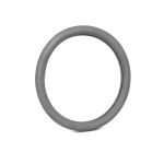 Husa volan imitatie piele cu gaurele marime L gri Cod: A122 Automotive TrustedCars