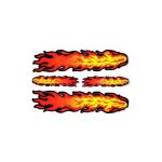 Abtibild Flacari auto set 4 bucati decorativ pentru exterior si interior Cod: AN19 Automotive TrustedCars