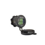 Mufa bord incarcator USB QC3.0 + voltmetru 12-24V Cod: DS2031 Automotive TrustedCars