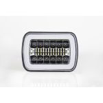 Proiector LED SPT-7inch-18 54w cu angel eyes 12-24V. Automotive TrustedCars