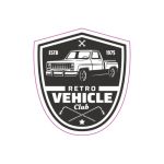 Abtibild "RETRO VEHICLE CLUB" Cod: TAG 012 / T2 Automotive TrustedCars