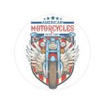Abtibild "AMERICAN MOTORCYCLES" Cod: TAG 038 / T2 Automotive TrustedCars