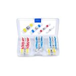 Set 120 de tuburi termocontractabile, conectori cu inel de cositor, marimi diferite, multicolor Cod: W12096-8 Automotive TrustedCars