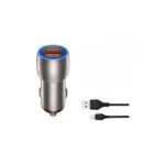 Incarcator auto SMART Quick charge USB QC3.0 36W + cablu lightning compatibil Iphone Cod: XO-CC52A Automotive TrustedCars