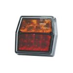 Lampa spate 99,6x93, 4 functii, iluminare numar, LED, cablu, Fristom Cod: FT-222T Automotive TrustedCars