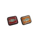 Lampa 24 LED SMD pozitie si semnalizare Lumina Alb stroboscopic / Rosu 12V-24V Cod: 4024A-1 Automotive TrustedCars