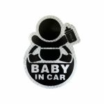 Abtibild "BABY IN CAR" fond alb Cod:FGT-07 Automotive TrustedCars