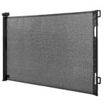 Poarta de siguranta retractabila si extensibila, pentru copii sau animale de companie, 162x86 cm, negru Household NewTrend