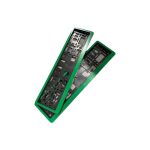 Set 2 suporti numar inmatriculare cu rama verde Automotive TrustedCars