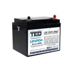 Acumulator LiFePo4 12.8V 50A, BMS, bluetooth, M6 TED Electric - TED007391 SafetyGuard Surveillance