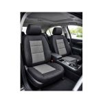 Huse scaune auto universale premium cu bancheta spate fractionata negru gri Cod: F3001-P2 Automotive TrustedCars