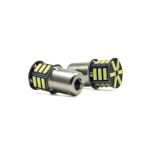 Set 2 becuri o faza T.N. BAU15S 21SMD 12V 300 lumen lumina alba  Cod: HH015 Automotive TrustedCars