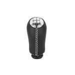 Maner schimbator imitatie piele compatibil Dacia Logan / Renault Megane / Clio cu 2 adaptoare pentru 5 si 6 viteze Cod: SC-56 Automotive TrustedCars