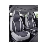 Huse scaune auto universale fractionate Premium 9D fata si spate gri gri antracit Cod: HNG1407-6 Automotive TrustedCars