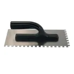 Gletiera inox cu zimti, 6x6 mm, maner plastic, 13x27 cm GartenVIP DiyLine
