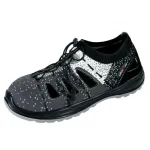 Sandale de lucru, SB, FO, SRA, Fly-knit, bombeu metalic, gri si negru, marimea 41, ART.MAS GartenVIP DiyLine