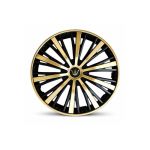Set 4 capace roti Evo culoare negru auriu 16 inch Cod: WM1-1GL-16 Automotive TrustedCars