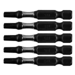 Set varfuri, biti, de impact, Torx, 1/4", 5 buc, T25x50 mm, Neo GartenVIP DiyLine