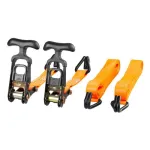 Chinga ancorare cu clichet, 30 mm x 5 m, set 2 buc, max 800 kg, Strend Pro GartenVIP DiyLine