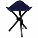 Scaun pliabil gradina, camping, pescuit, albastru, max 100 kg, 28x28x28 cm, Springos GartenVIP DiyLine