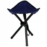 Scaun pliabil gradina, camping, pescuit, albastru, max 100 kg, 28x28x28 cm, Springos GartenVIP DiyLine