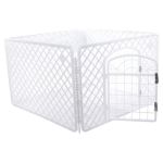 Tarc pentru animale de companie, Artool, plastic, pliabil, alb, 90x90x60 cm GartenVIP DiyLine