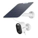 Camera IP 4 MP, Wi-Fi, IR 10 m, color noaptea, lentila 4mm, PIR, sirena, IP65, 6000mAh, slot card, microfon + panou solar - Reolink Argus 3 Pro SafetyGuard Surveillance