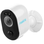 Camera IP 5 MP, Wi-Fi, IR 10 m, color noaptea, lentila 2.8mm, PIR, sirena, IP65, baterie, microfon - Reolink Argus Series B330 SafetyGuard Surveillance