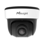 Camera IP Mini Dome Panoramica Milesight, 4K 8MP, lentila 1.68mm, Microfon, Functii AI, IR 15m, IP67, IK10, PoE - MS-C5376-PE SafetyGuard Surveillance