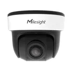 Camera IP Mini Dome Panoramica Milesight, 4K 8MP, lentila 1.68mm, Microfon, Functii AI, IR 15m, IP67, IK10, PoE - MS-C5376-PE SafetyGuard Surveillance