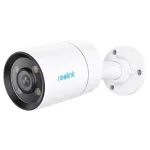 Camera IP Reolink, 2K 4MP, PoE, Lumina alba, Detectie persoana/animal companie/vehicul, Microfon, Difuzor - ColorX Series P320X SafetyGuard Surveillance