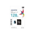 Card microSD ADATA 128GB, Class 10, 100MB/s citire, 25MB/s scriere, adaptor SD inclus, AUSDX128GUICL10A1-RA1, ideal pentru video Full HD SafetyGuard Surveillance