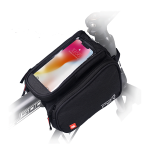 Borseta Cadru Bicicleta P2R TWINNER, cu husa telefon, Negru Ultimate FactoryBikes