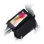 Borseta Cadru Bicicleta P2R TWINNER, cu husa telefon, Negru Ultimate FactoryBikes