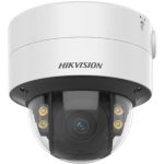 Cameră supraveghere ColorVu IP Dome 4 Megapixeli lentilă 3.6-9mm Lumină Albă 40m Slod Card  Hikvision DS-2CD2747G2-LZSC SafetyGuard Surveillance