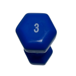 Gantera Vinil Aerobic - 3 Kg, Albastru Ultimate FactoryBikes