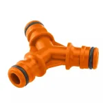 Adaptor, cuplaj rapid, 3 directii, bimaterial, 1/2"-3/4", NEO GartenVIP DiyLine