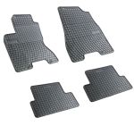 Set covorase auto din cauciuc Nissan X-Trail II 2008-2013, presuri BestAutoVest, negre, 4 buc. AutoDrive ProParts