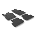 Set covorase auto din cauciuc Seat Ibiza 06.2017-, Seat Arona 11.2017- (5 usi, Manual), Skoda Fabia IV Hatchback 12.2021- (Manual), Negru, Gledring, 4 buc. AutoDrive ProParts
