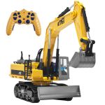 Excavator cu telecomanda, scara 1/14, cu telecomanda, incarcare USB, 14 canale Household NewTrend