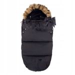 Sac iarna de bebelusi pentru carucior, marime universala, 90x45cm, negru Household NewTrend