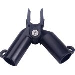 Conector A Strend Pro pentru tije de susținere grădină, plastic, 8 mm, set 4 buc